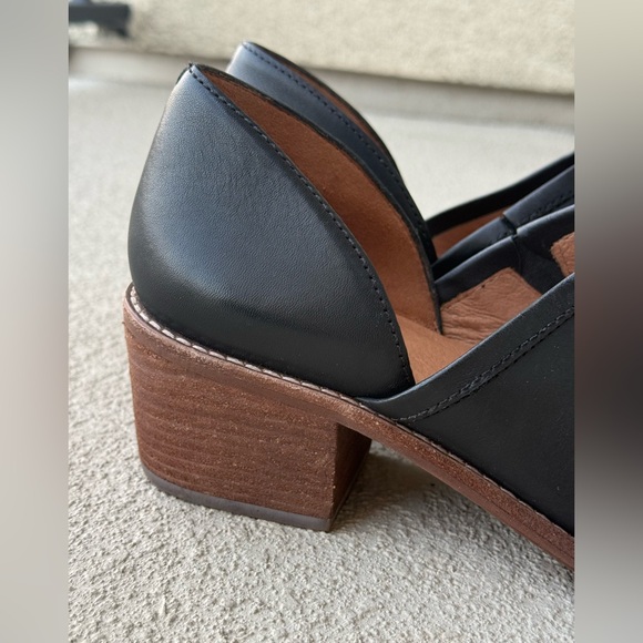 MADEWELL Brady English Saddle Black Leather Low Cut Ankle Boots Booties 11 Boho - Picture 11 of 13